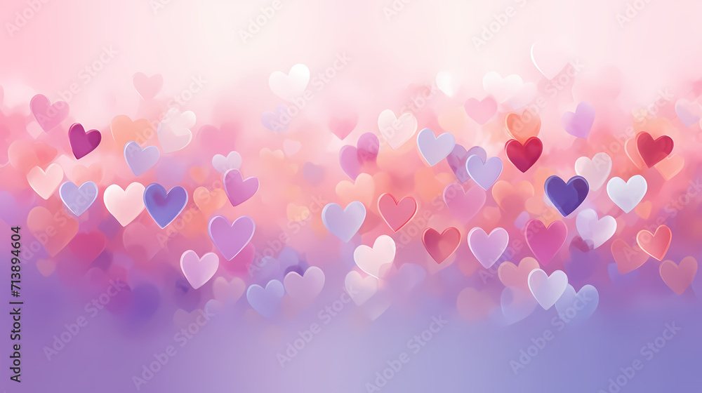 Valentine's Day background with hearts, love and romance background Valentine's Day background with hearts, love and romance background
