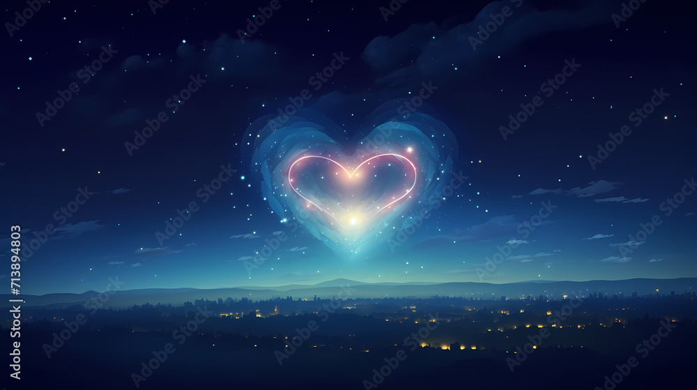 Valentine's Day background with hearts, love and romance background Valentine's Day background with hearts, love and romance background