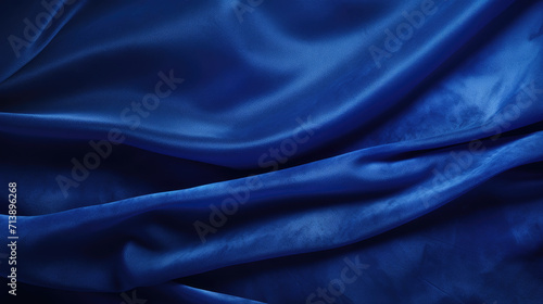 Cobalt blue crinkle texture suede