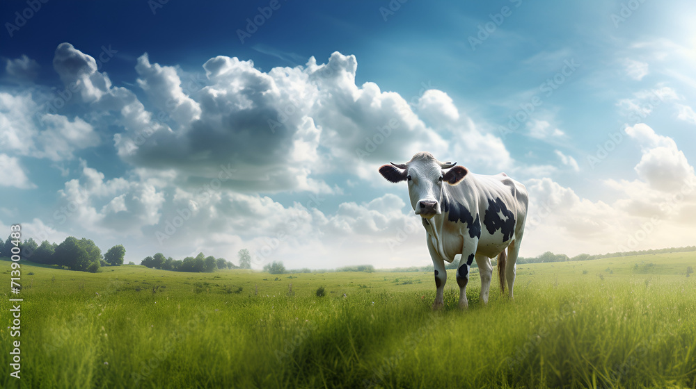 Cow Design, Perfect for Your project or Wallpaper, Ai Generative Cow Design, Perfect for Your project or Wallpaper, Ai Generative