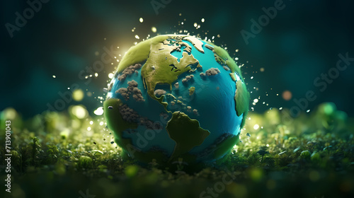 World environment day concept ecology protection environment, environmental protection background