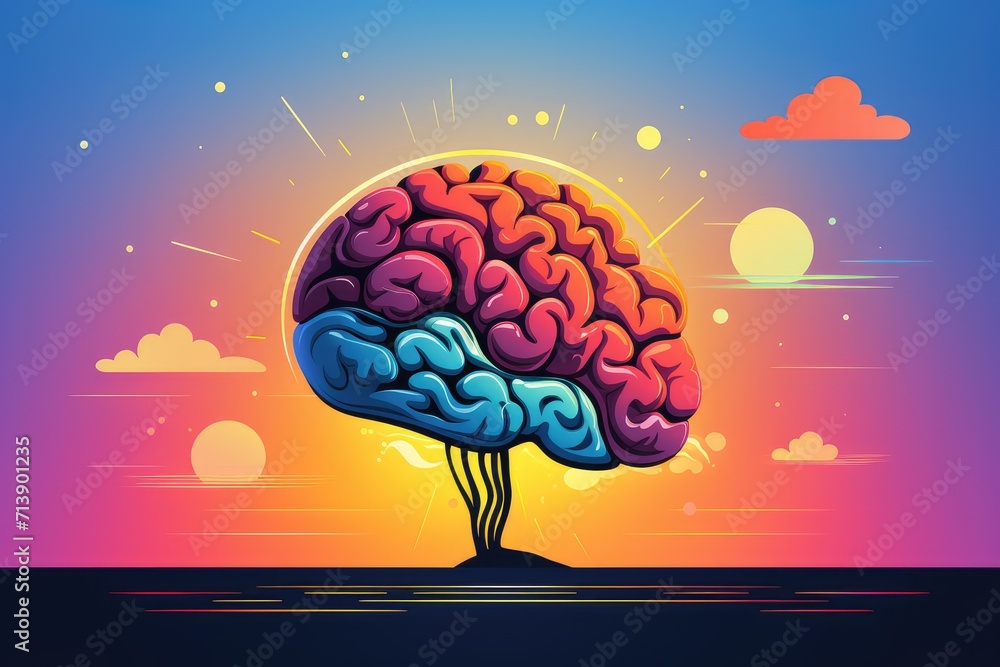 3D Vector illustration human brain and mind tree organic growth of intelligence mind. Cartoon concept art anatomy. Creative design of thought, anatomy. Medical icon neurology intelligence patterns. 3D Vector illustration human brain and mind tree organic growth of intelligence mind. Cartoon concept art anatomy. Creative design of thought, anatomy. Medical icon neurology intelligence patterns.