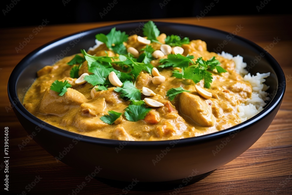 Chicken with korma sauce