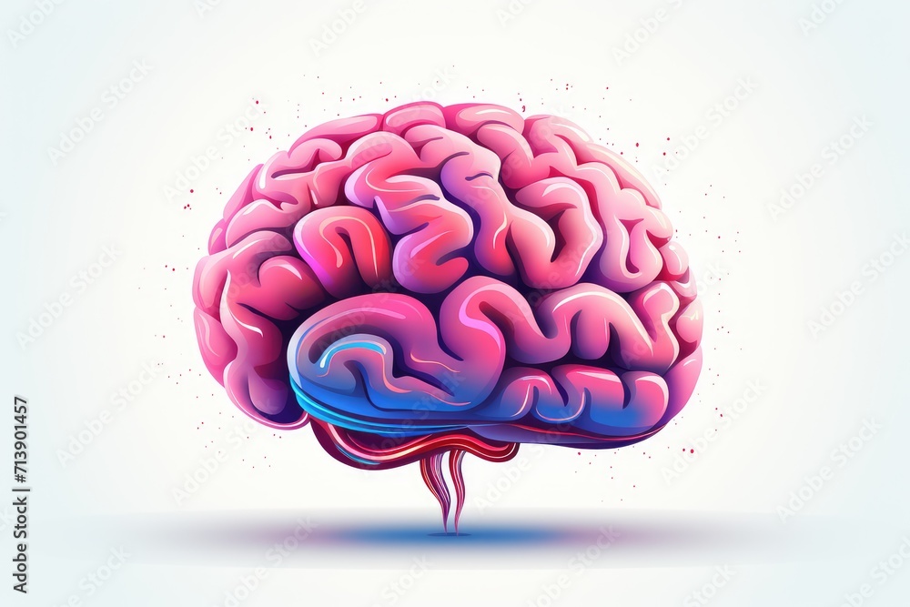 3D medical illustration human brain organ. Intelligence, wisdom and psychology cerebral organ mind intellect. Health medicine neurology network. 3D Brain science medical cerebellum body's center 3D medical illustration human brain organ. Intelligence, wisdom and psychology cerebral organ mind intellect. Health medicine neurology network. 3D Brain science medical cerebellum body's center