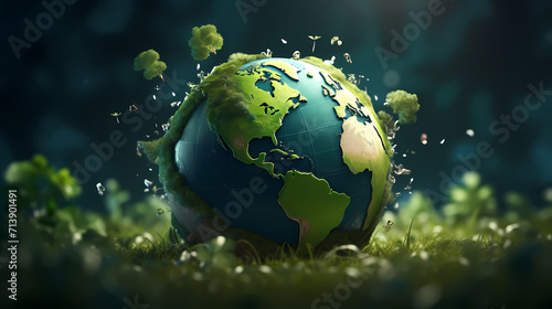 World environment day concept ecology protection environment, environmental protection background