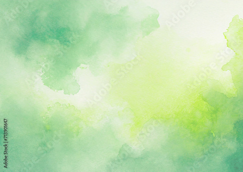 緑色の水彩テクスチャ