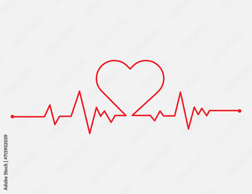 Heartbeat pulse vector line icon. Pulse isolated on white background. Heartbeat, cardiogram. Vector illustration for medical offers and websites. Heartbeat pulse vector line icon. Pulse isolated on white background. Heartbeat, cardiogram. Vector illustration for medical offers and websites.