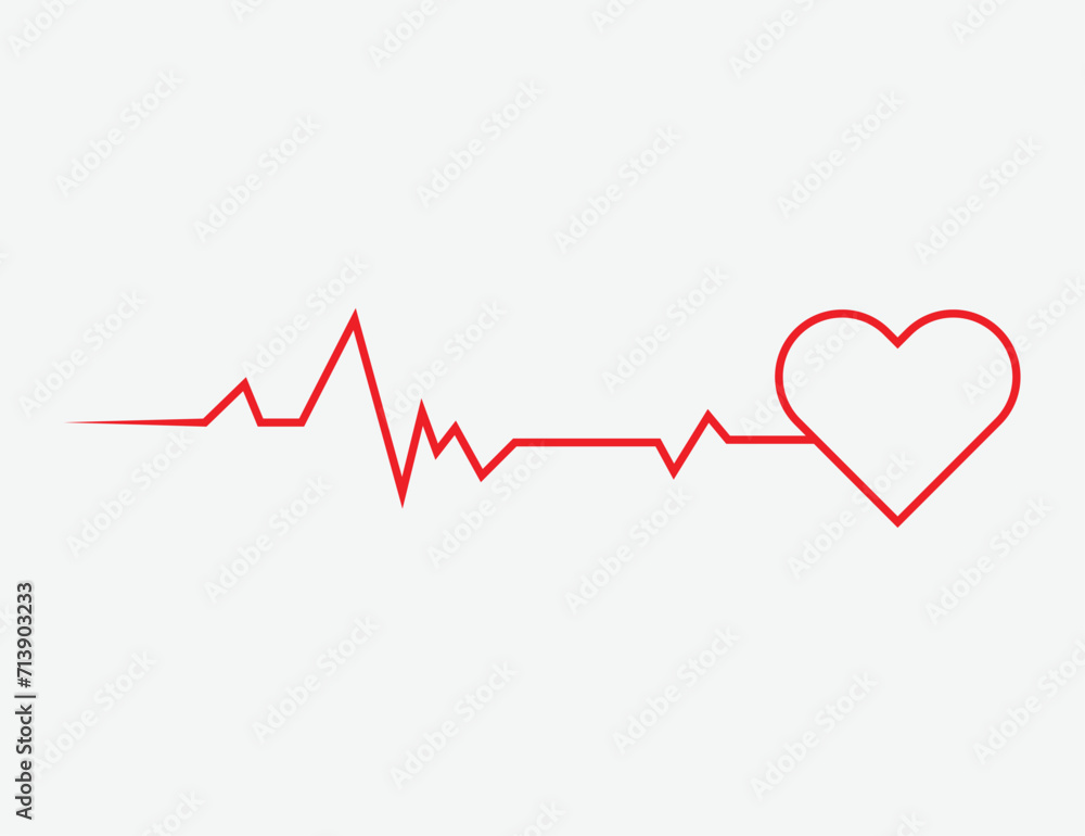 Heartbeat pulse vector line icon. Pulse isolated on white background. Heartbeat, cardiogram. Vector illustration for medical offers and websites. Heartbeat pulse vector line icon. Pulse isolated on white background. Heartbeat, cardiogram. Vector illustration for medical offers and websites.