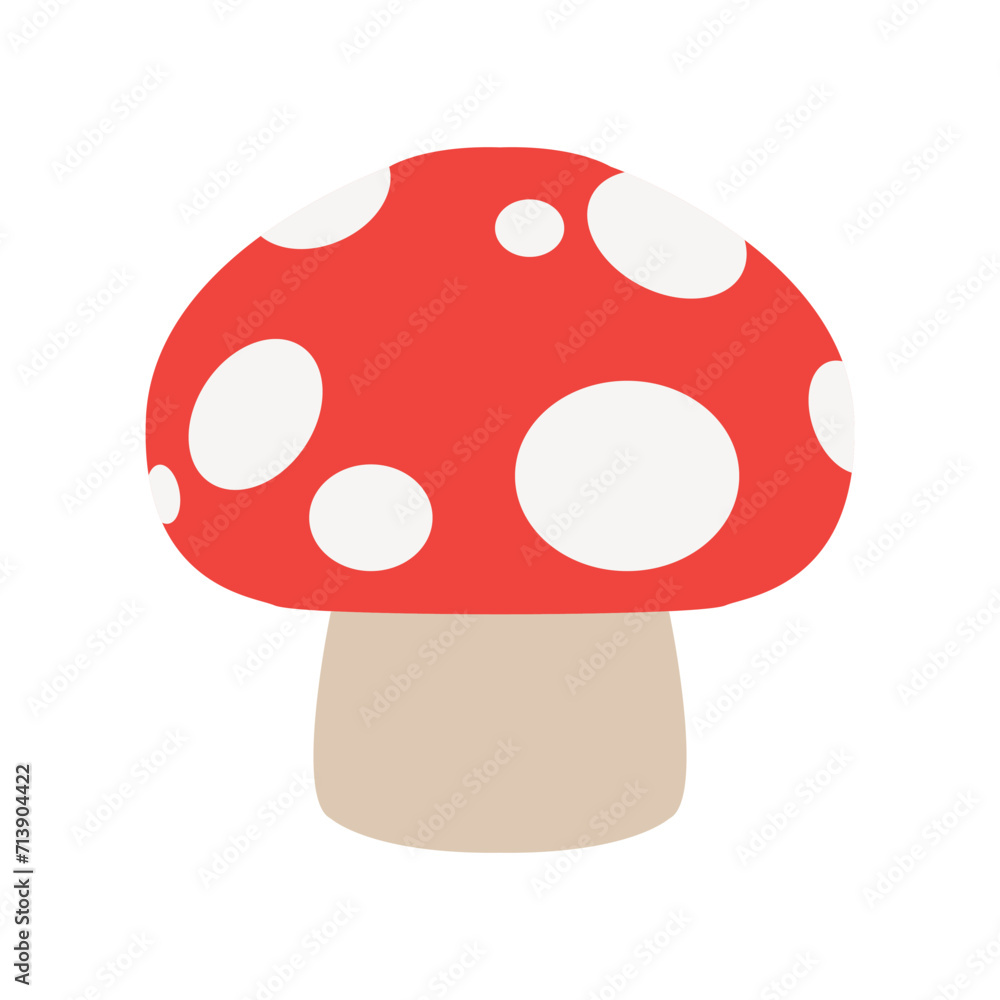 Mushroom red emoji vector Mushroom red emoji vector