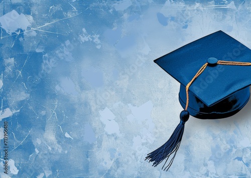 Graduation Announcement High School College Card 5 x 7 Background Image 