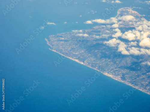 Vista aerea costa settentrionale della sicilia 1903