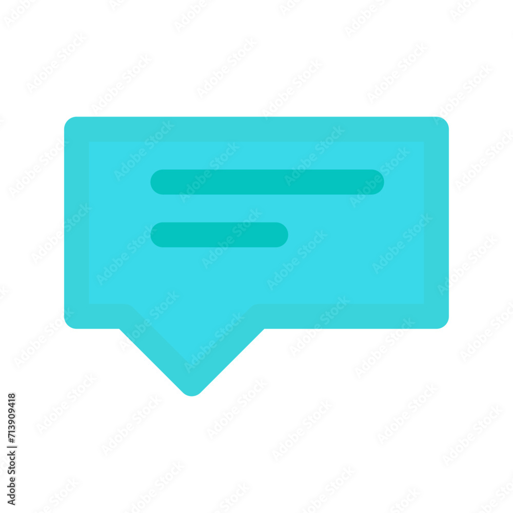 Bubble chat icon vector illustration Bubble chat icon vector illustration