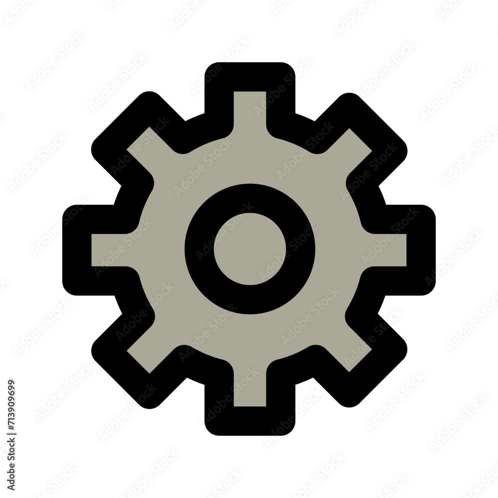 System illustration icon vector. gear cog vector System illustration icon vector. gear cog vector