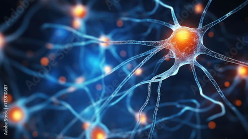 neurons on the brain,, 3d rendered illustration of a dna, 3d rendered illustration of a molecule