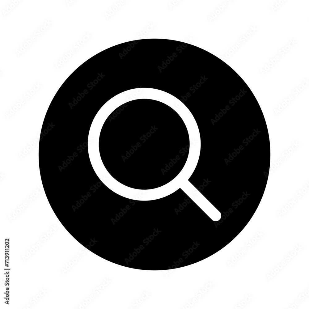 Search icon vector illustration on the white backround Search icon vector illustration on the white backround