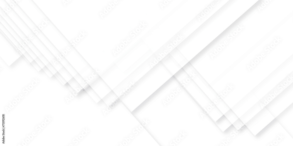 Modern Abstract white background design with layers of textured white transparent material in triangle and squares shapes. White color technology concept geometric line vector background. Modern Abstract white background design with layers of textured white transparent material in triangle and squares shapes. White color technology concept geometric line vector background.