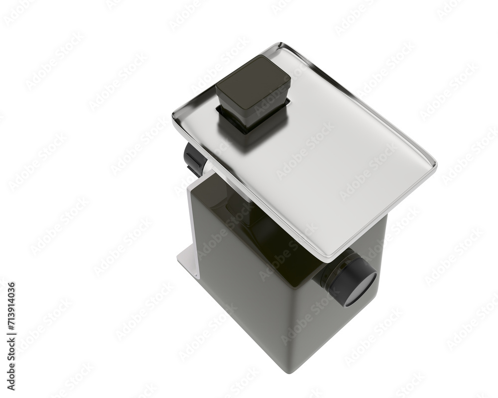 Meat grinder isolated on background. 3d rendering - illustration Meat grinder isolated on background. 3d rendering - illustration