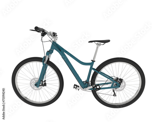 Mountain bike isolated on background. 3d rendering - illustration