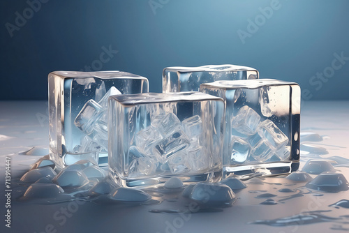 rectangular block of ice
