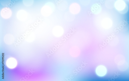 Colorful Glow with Defocused Lights in Abstract Bokeh Background, Vector eps 10 illustration bokeh particles, Backgrounds decoration © Preecha