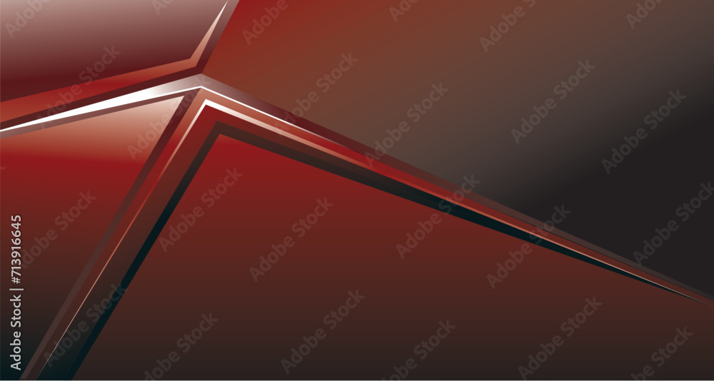 Vector Illustration Geometric Red and Black Background for Business and Technology Vector Illustration Geometric Red and Black Background for Business and Technology