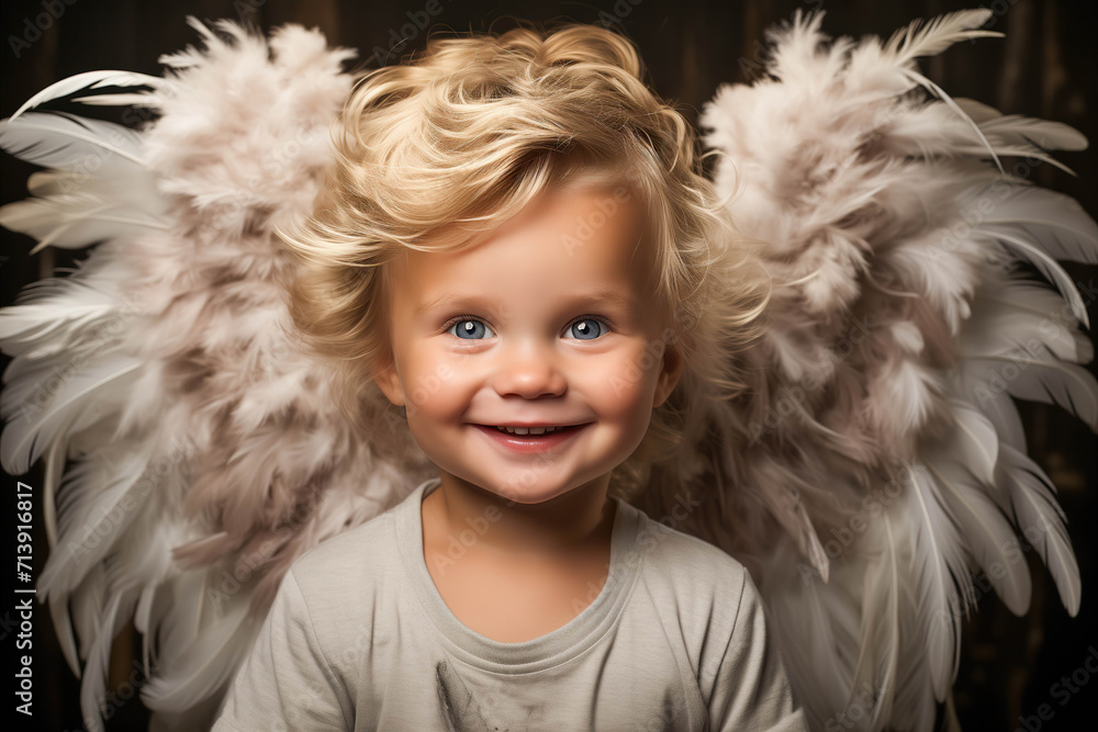 Angel Girl, a Beautiful Presence with Ethereal Wings, Spreads Love and Serenity in a Magical Scene for Kids Angel Girl, a Beautiful Presence with Ethereal Wings, Spreads Love and Serenity in a Magical Scene for Kids