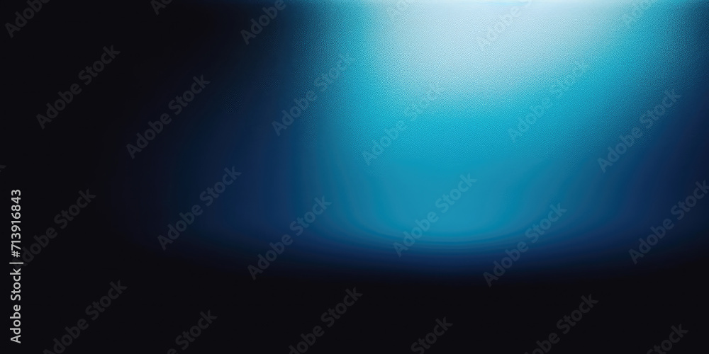 blue lights loop, Blue gradient background grainy glowing blue white light spot , black background with a blue light effect,