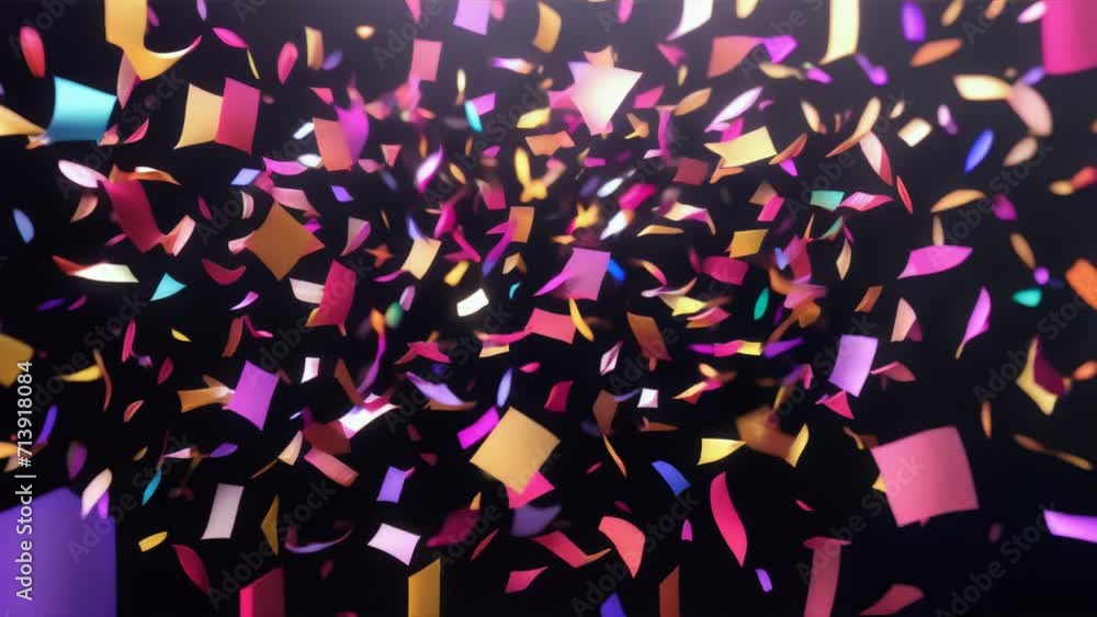 A visual symbolizing festivity and fun with various colors of confetti dancing in the air
A visual symbolizing festivity and fun with various colors of confetti dancing in the air