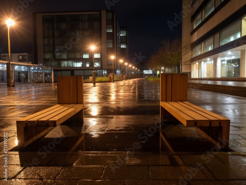 Benches in the Street