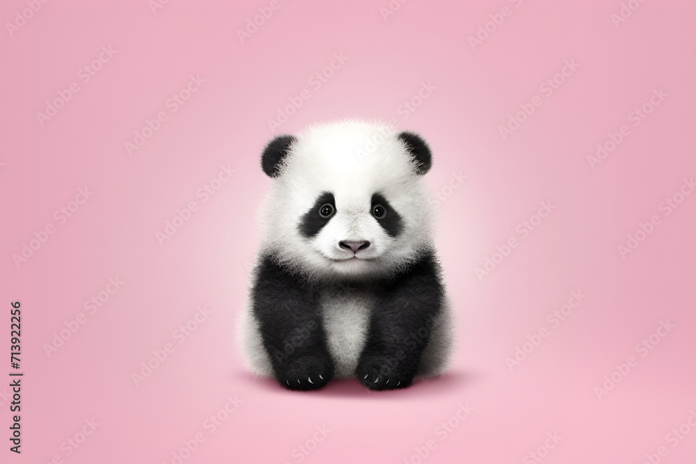 Beautiful Panda Design, Perfect for Your Project or Wallpaper Beautiful Panda Design, Perfect for Your Project or Wallpaper