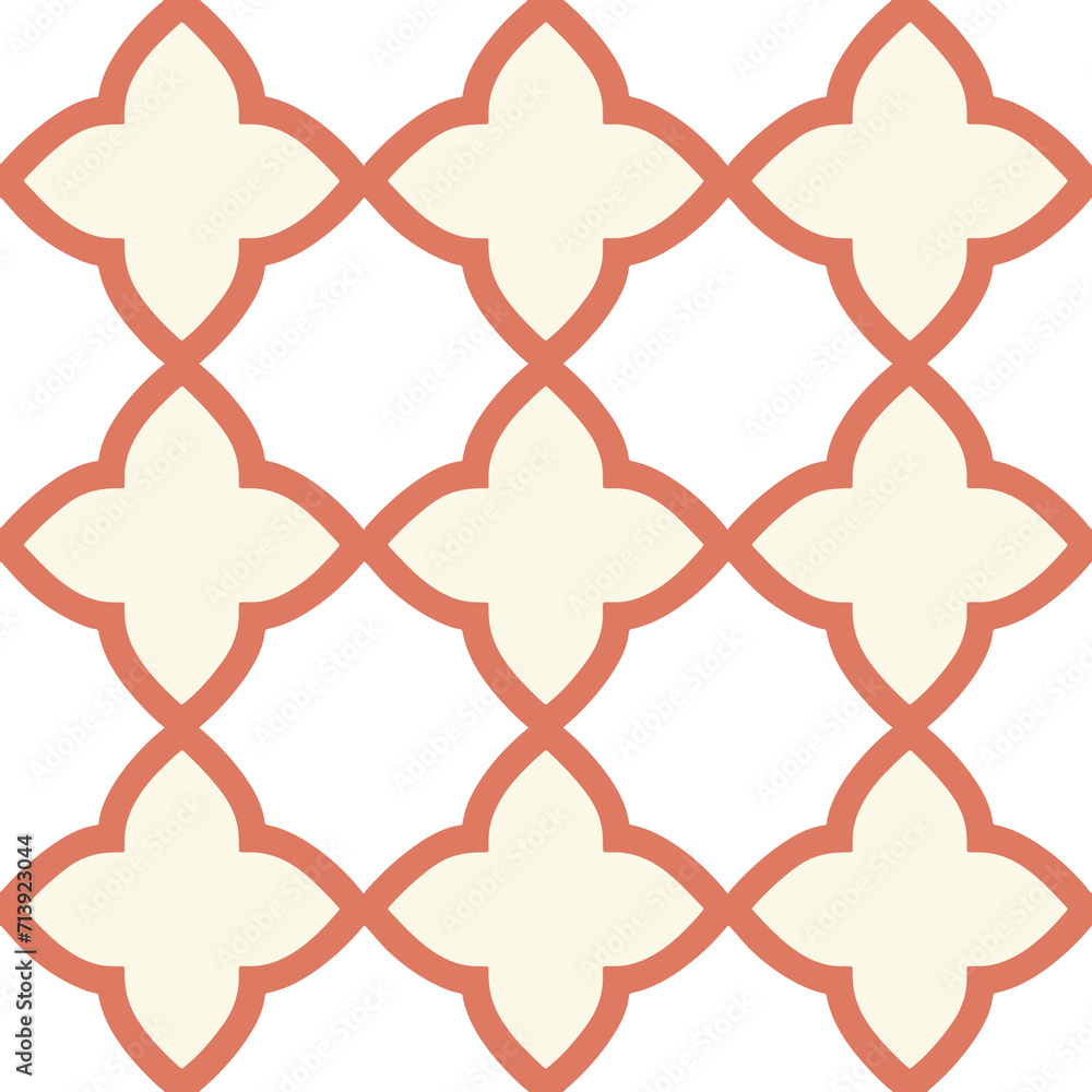 Fototapeta premium beautiful seamless pattern design for decorating, backdrop, fabric, wallpaper, wrapping paper, and etc.