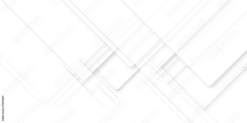 Modern Abstract white background design with layers of textured white transparent material in triangle and squares shapes. White color technology concept geometric line vector background. Modern Abstract white background design with layers of textured white transparent material in triangle and squares shapes. White color technology concept geometric line vector background.