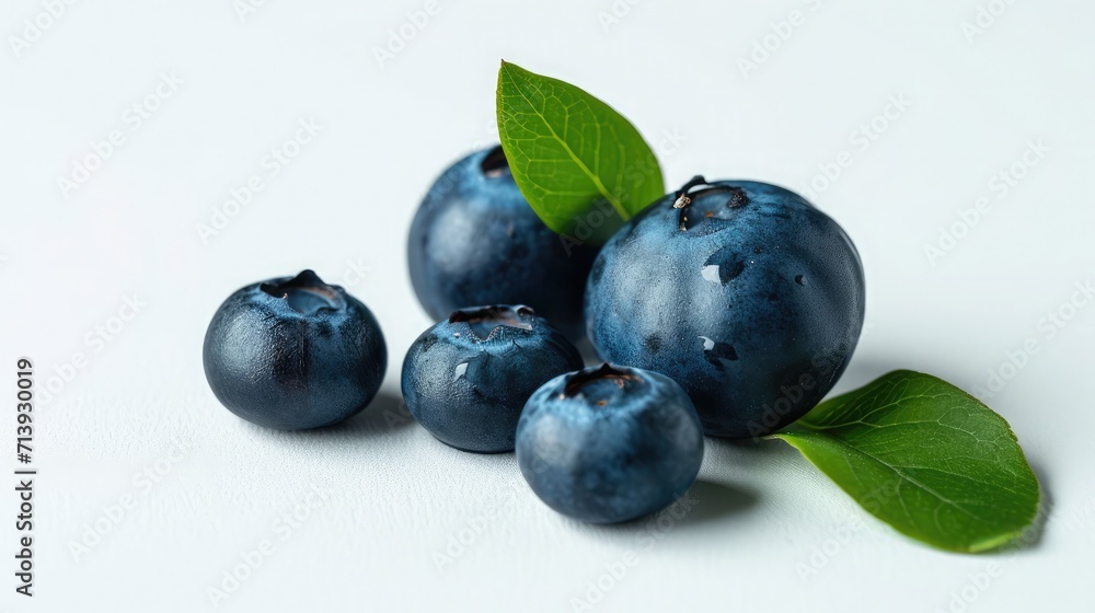 blueberry on isolated white background. blueberry on isolated white background.