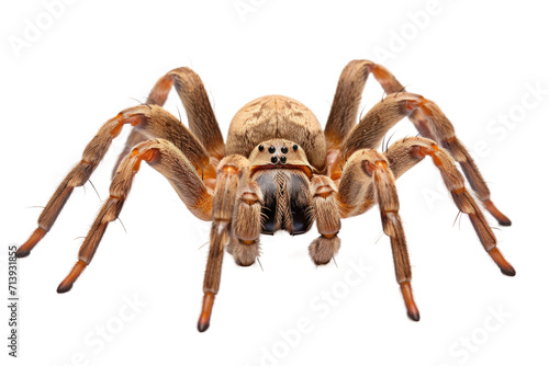 Ground Spider Isolated on Transparent Background
