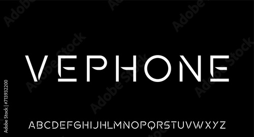  SPORTY ELECTRICAL futuristic modern geometric font	
