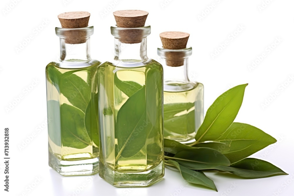 homemade sage infused oil in glass bottles green leave homemade sage infused oil in glass bottles green leave