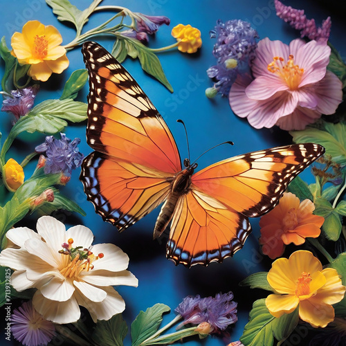A Kaleidoscope of Life and Color in the World of Butterflies ai generated