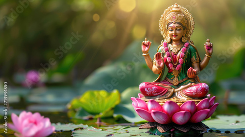 Goddess Lakshmi concept photo