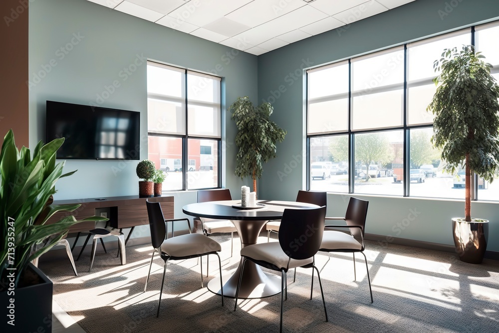 Fototapeta premium office interior in Modern Atmosphare