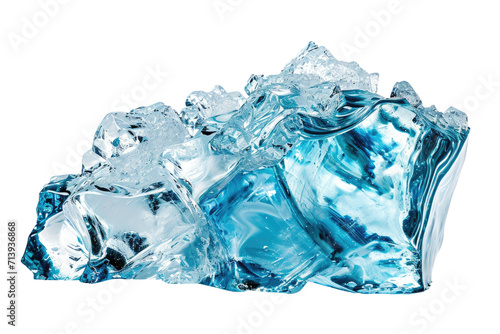 Ice Sculpture Isolated on Transparent Background