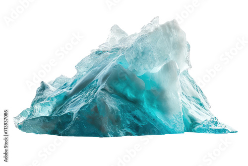 Iceberg Isolated on Transparent Background