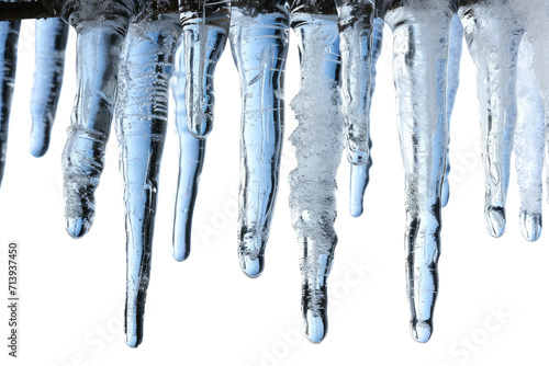 Icicle Isolated on Transparent Background