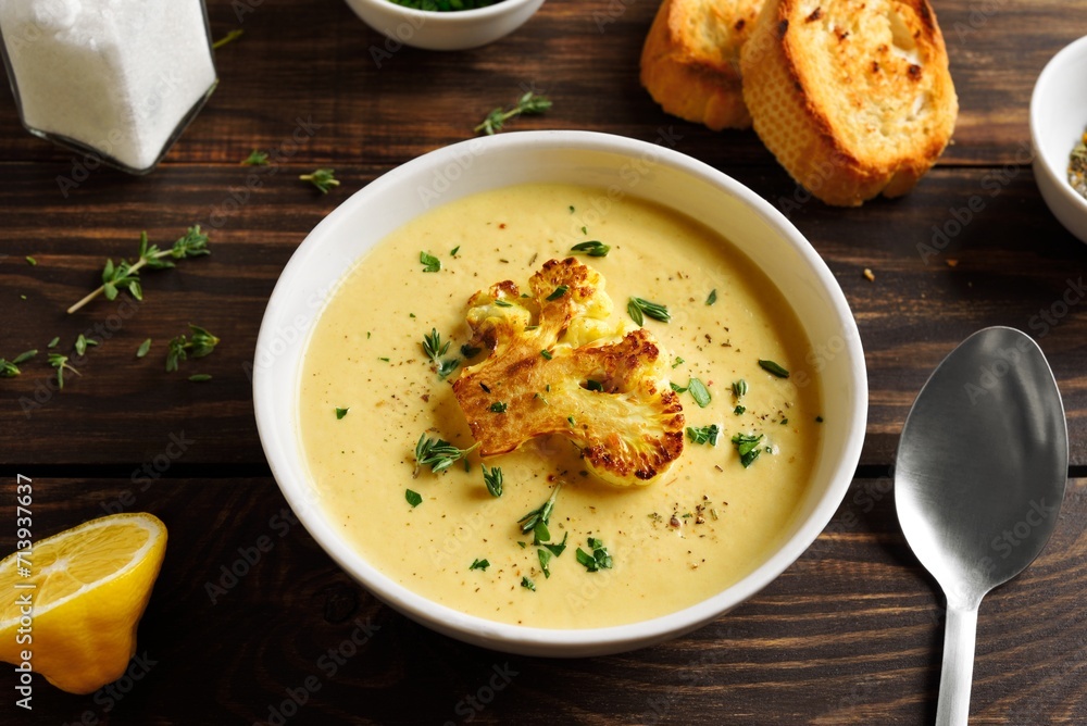 Cauliflower cheese soup Cauliflower cheese soup