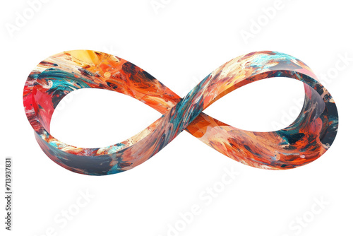 Infinite Bliss Banner Isolated on Transparent Background