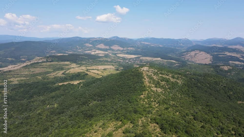 Amazing Summer Landscape of Rudina mountain, Pernik Region, Bulgaria Amazing Summer Landscape of Rudina mountain, Pernik Region, Bulgaria