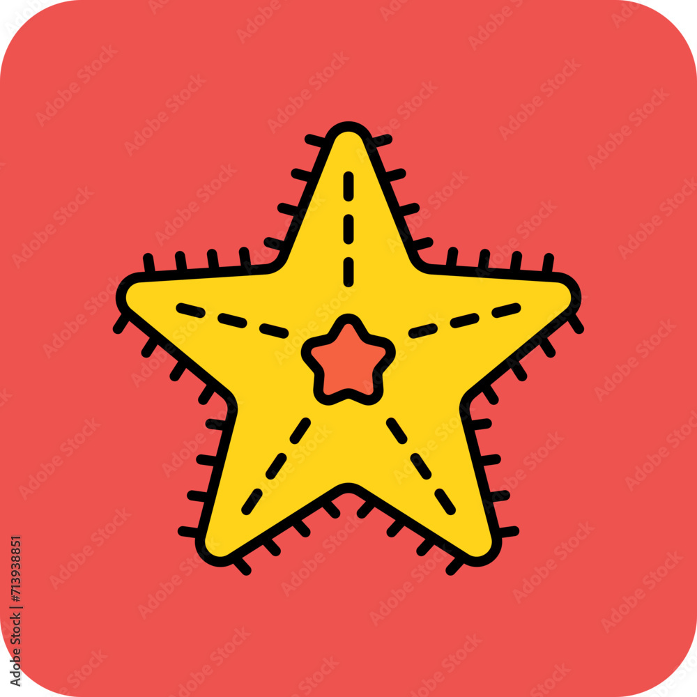 Obraz premium Starfish Icon
