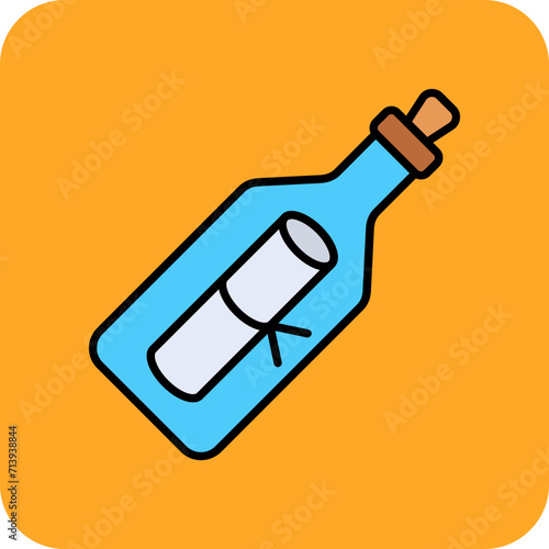 Message In Bottle Icon