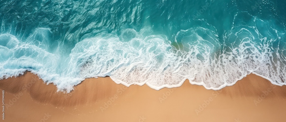 Ultrawide Abstract Ocean Sea Beach Send Wave Shore Background