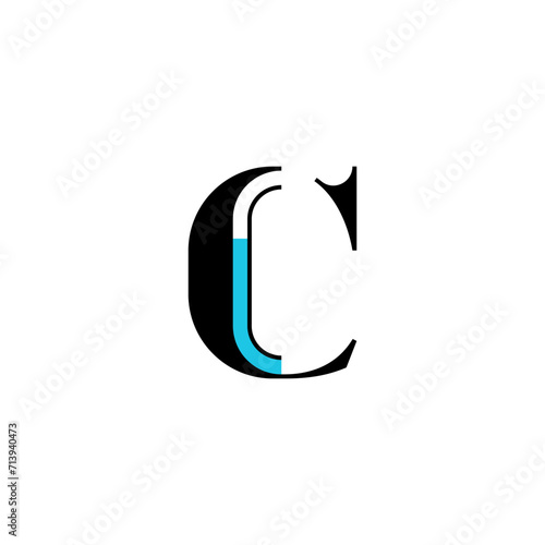 Letter c, beautiful elegant alphabet antique font, classic lettering perfect for wedding invitations or fashion or logo brand design, vector illustration 10EPS