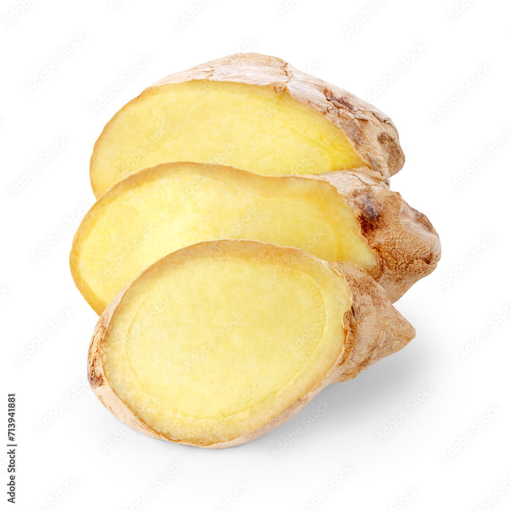 Fresh ginger slices Fresh ginger slices